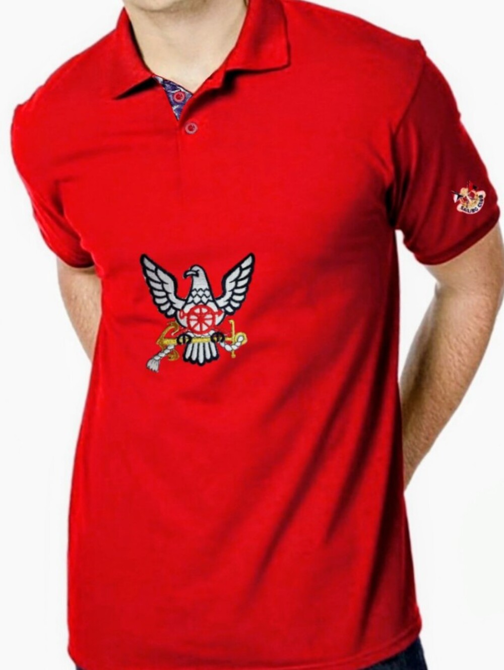 Yachting Nautical Maritime Cruise Ship Golf Polo Style Shirt! Cotton. XL. Unisex